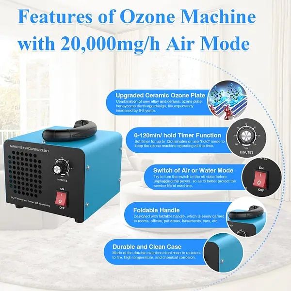 Генератор озону JOBYNA, машина для виробництва озону 20 000 мг/год