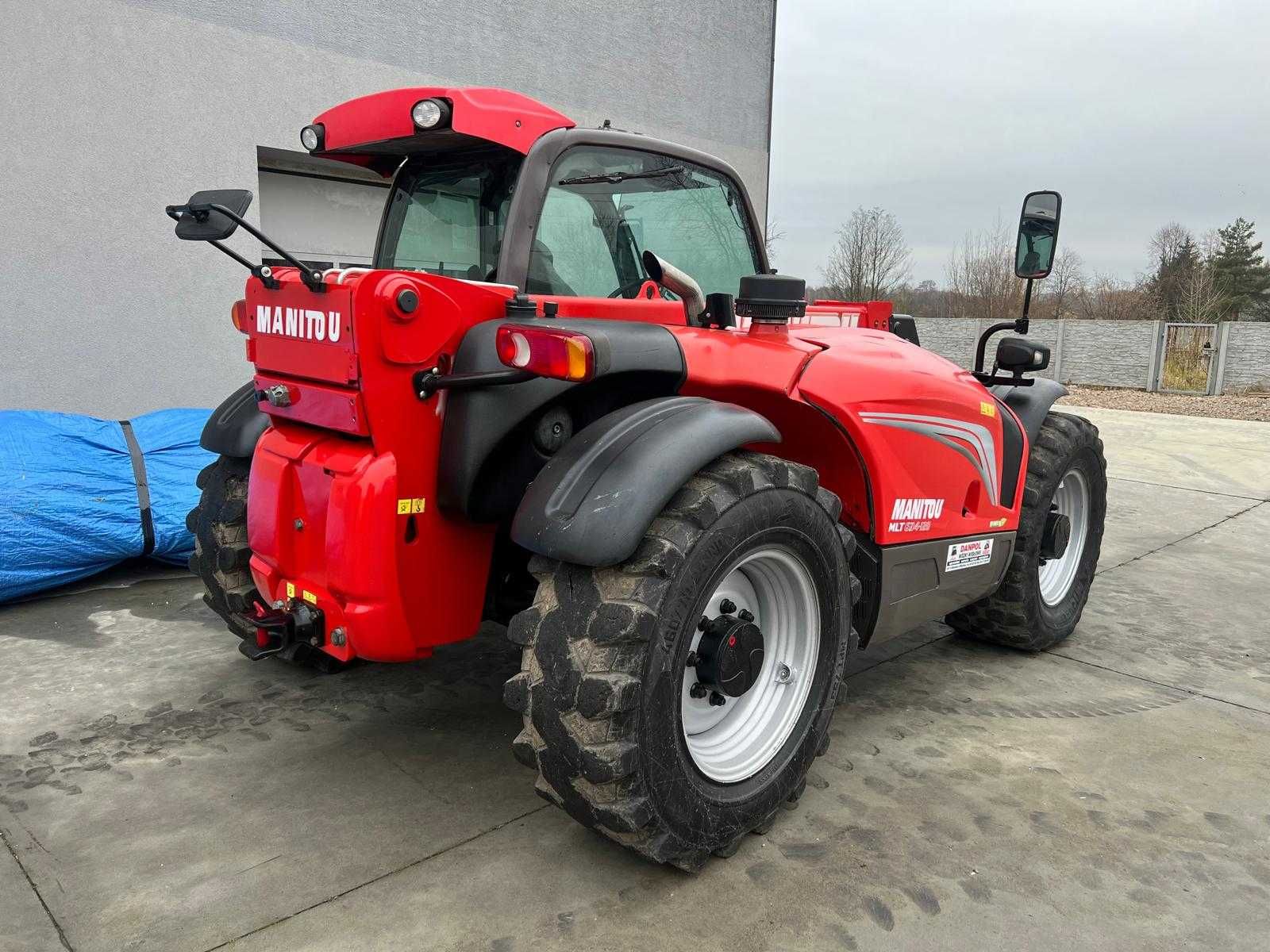 Ładowarka teleskopowa MANITOU MLT634 120PS widły