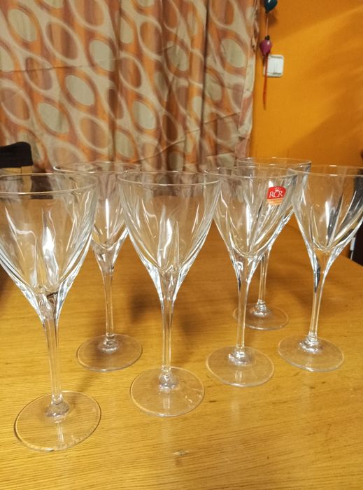 Copos de cristal neste natal