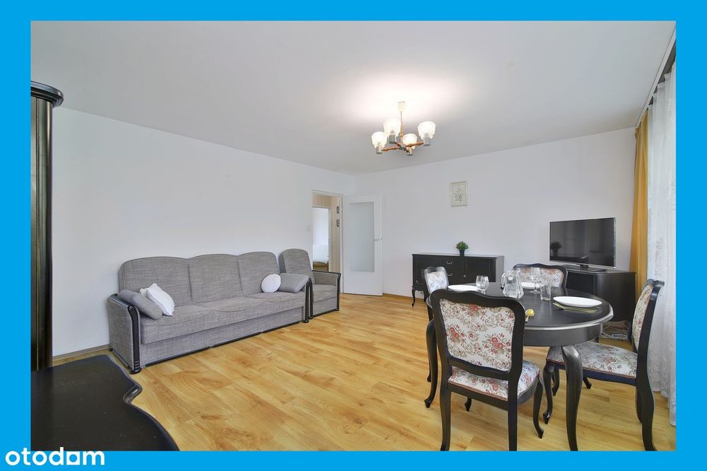 Mieszkanie 60m²⭐3/4 pokoje⭐1 piętro⭐Duży Balkon⭐Piwnica