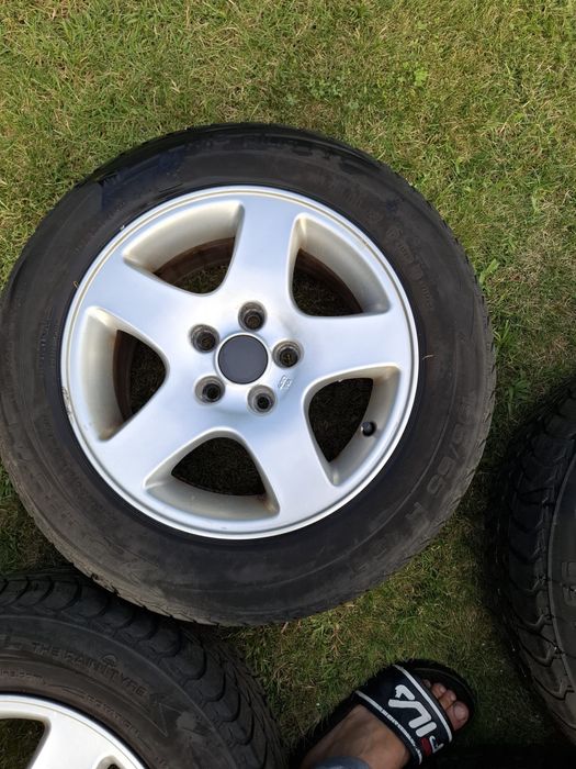 Felgi aluminiowe 15” + opony zimowe 195/55 R15