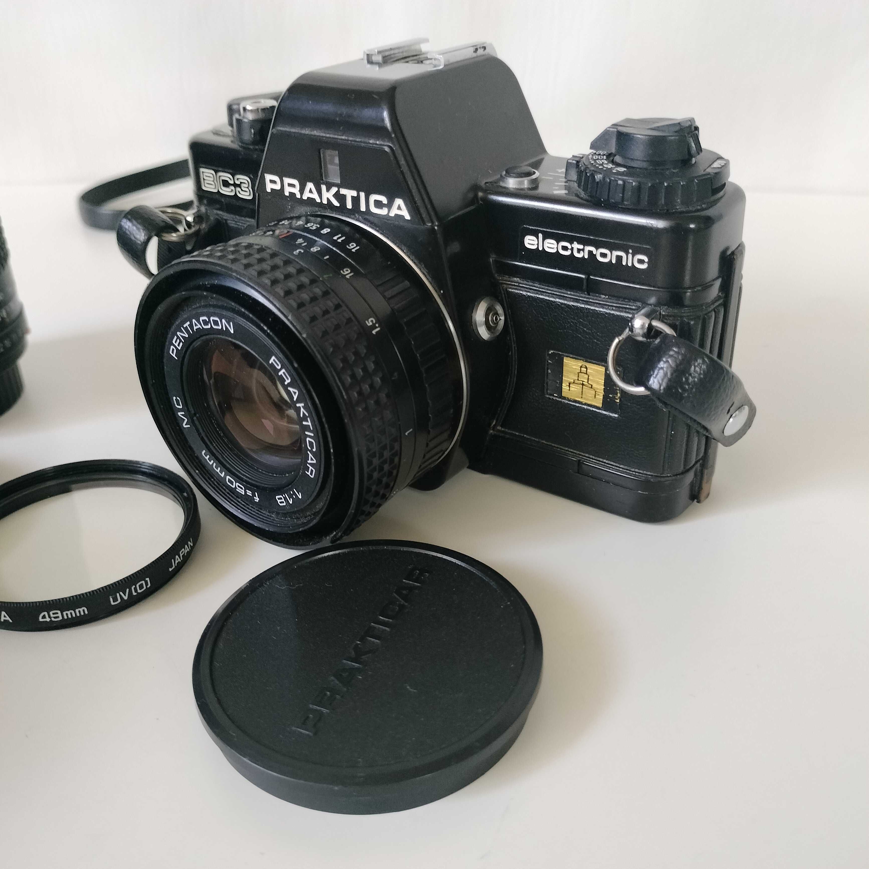 Praktica BC3 Pentacon Prakticar1.8/50 MC 50mm 1.8 135mm 2.8