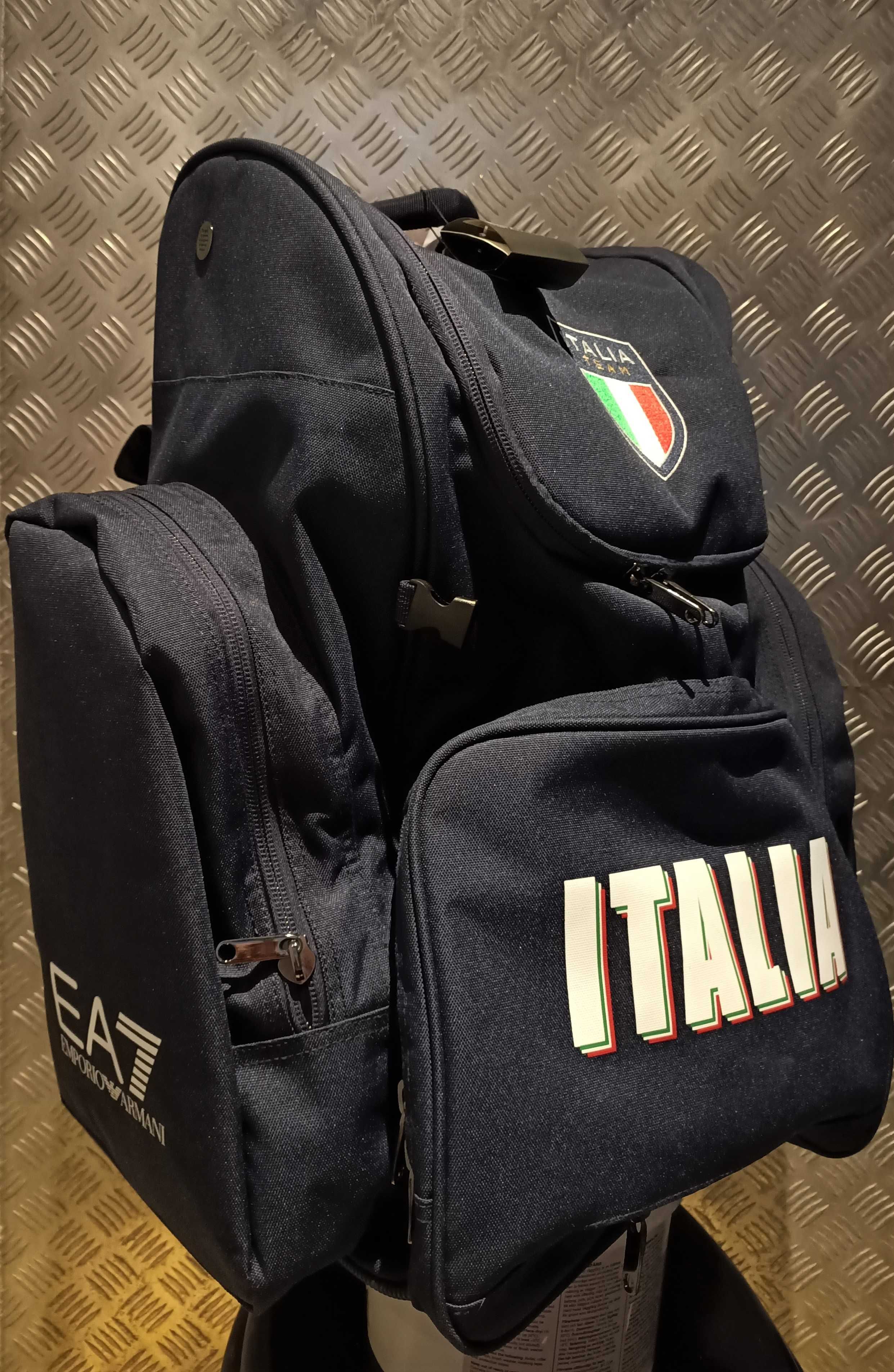 Emporio Armani EA7 Italia Team - duży plecak narciarski