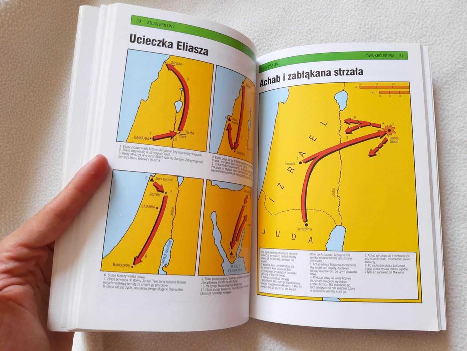 Atlas biblijny Podręczny przewodnik po biblijnych wydarzeniach Jenkins