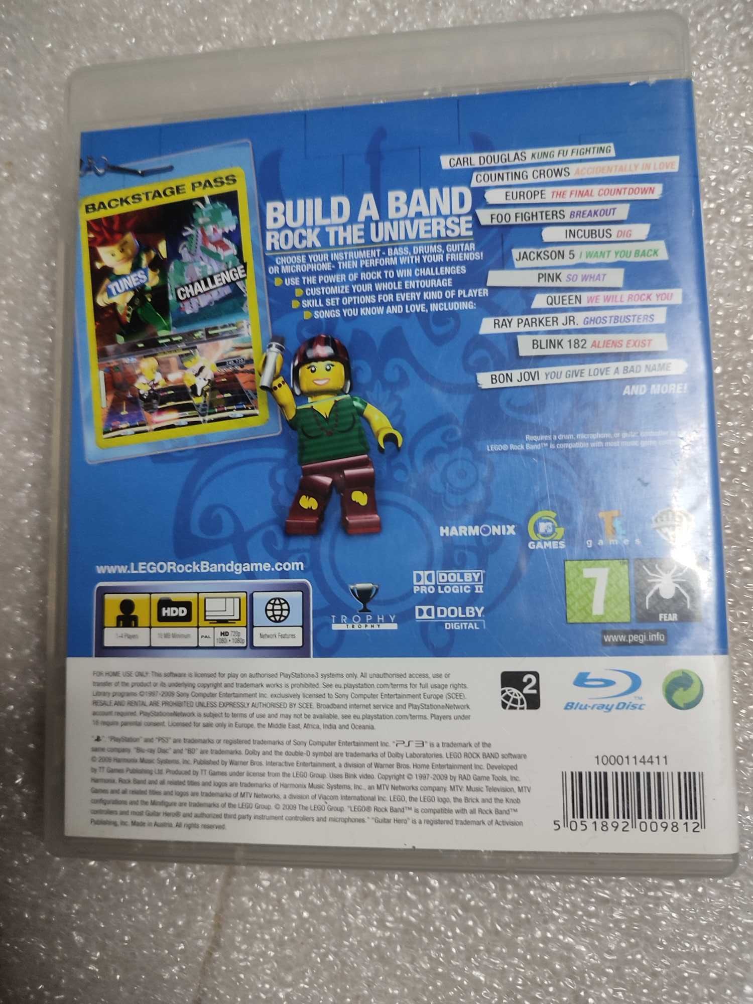 PS3 - LEGO RockBand - unikat, zadbana