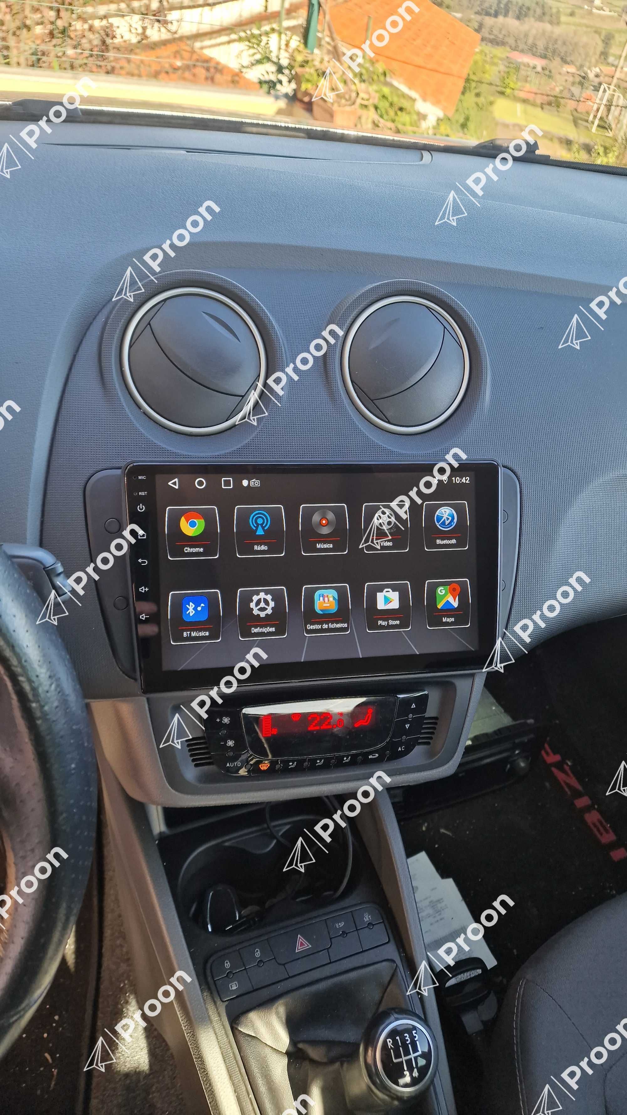 Auto Radio Seat Ibiza 6j Android 2din Ano 2008 até 2018