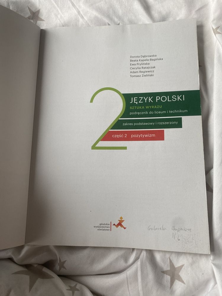 Podrecznik 2 klasa Jezyk polski czesc 2 pozytywizm