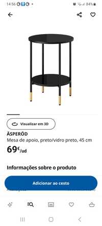 ASPEROD Ikea mesa de apoio