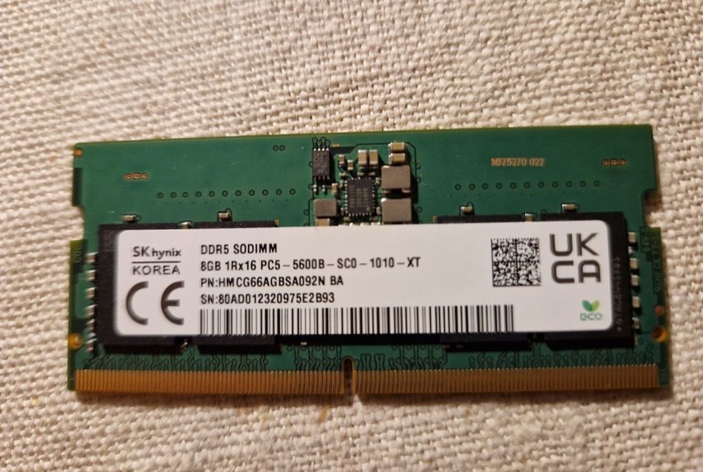 Pamięć ram 16GB DDR5 SK Hynix (2x8GB)