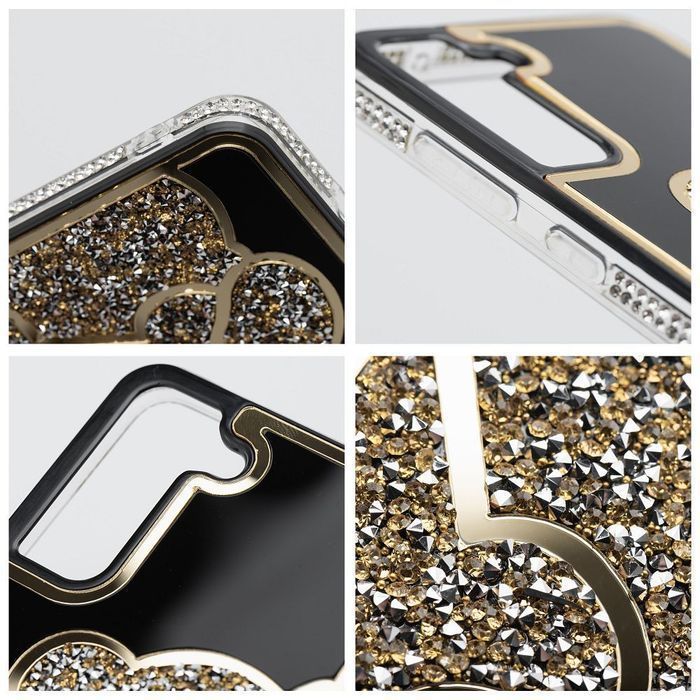 Futerał TEDDY BEAR do SAMSUNG S25 Ultra złoty