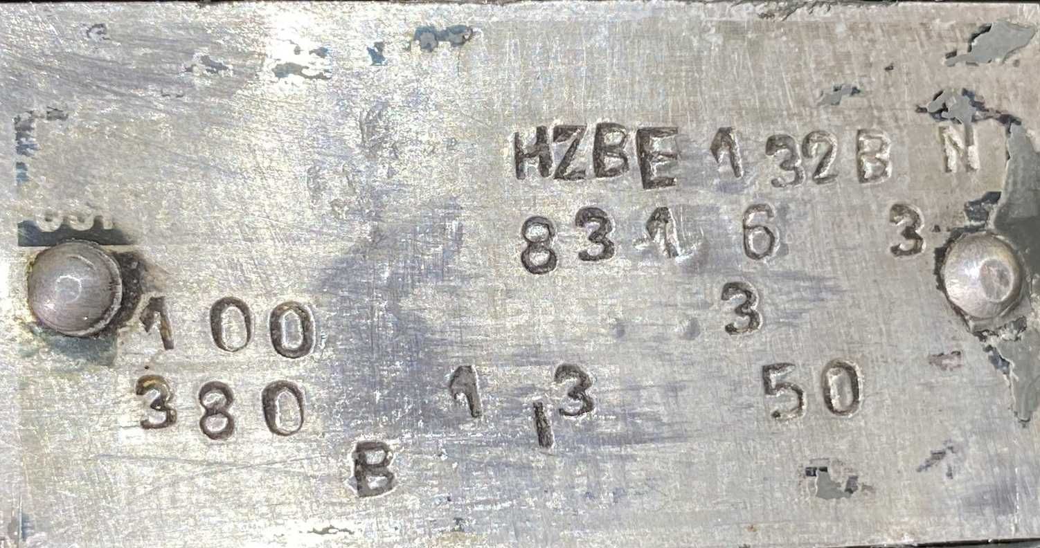 silnik elektryczny 4kW 960obr. 3fazowy HAMULEC INDUKTA