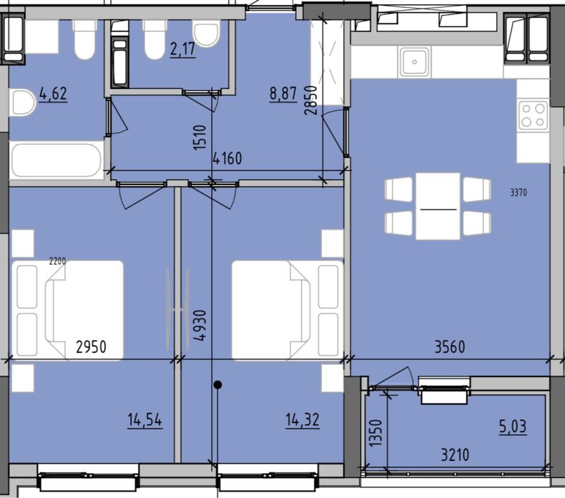 Квартира‼️2 спальні 70 м2 жк Maxima Residence, метро Печерська, без%‼️