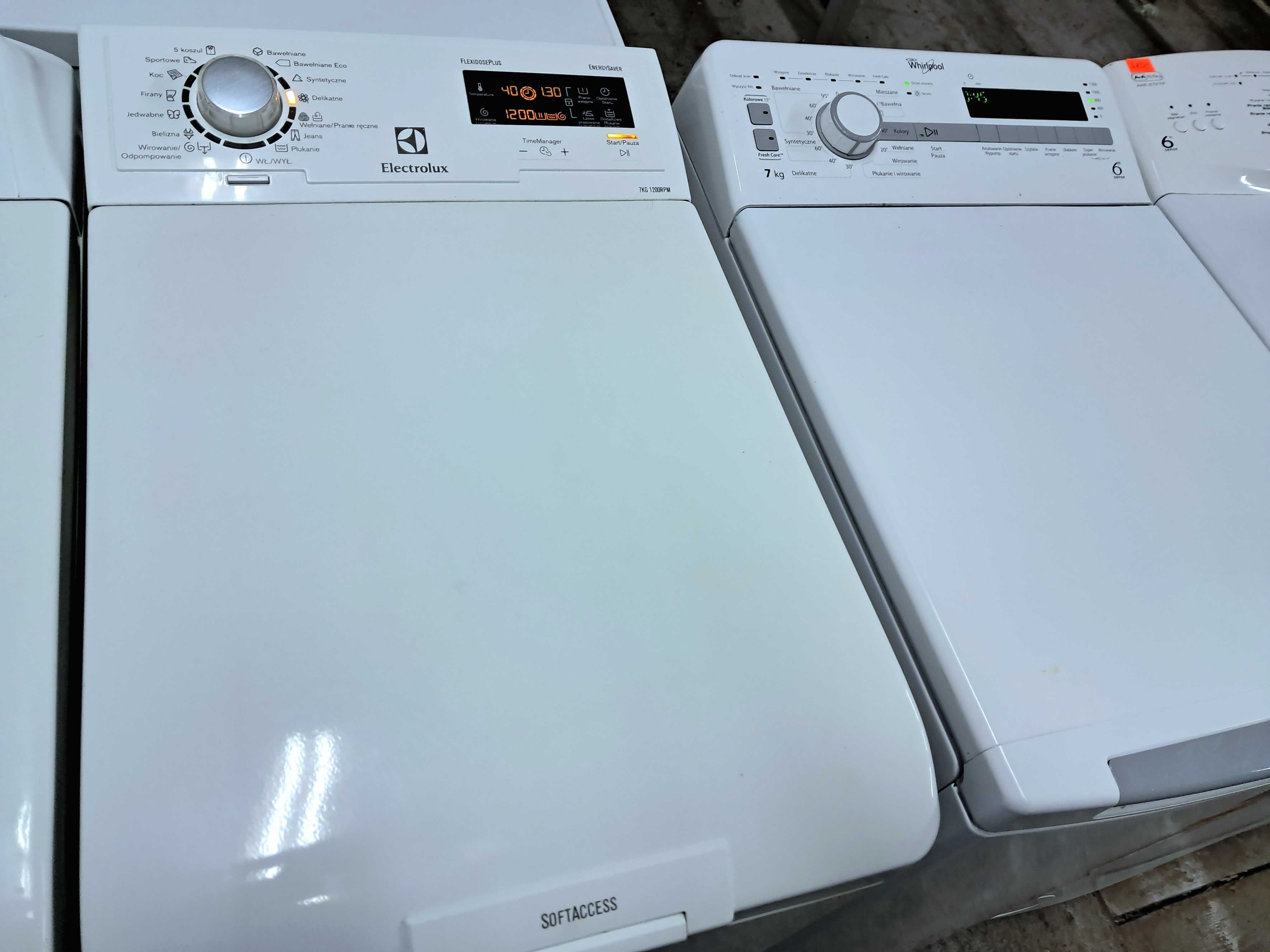 Pralka Whirlpool 7kg 1200obr wsad od góry + inne modele