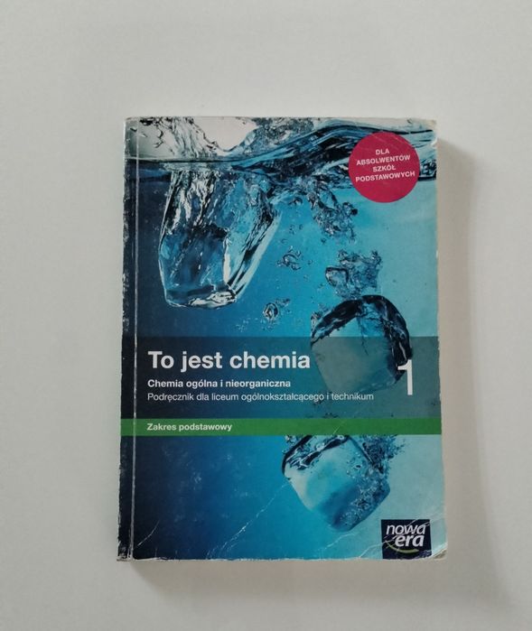 Książka Do Chemi klasa 1 liceum/technikum