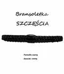 Damska Bransoletka Szczęścia Czarna TURMALIN