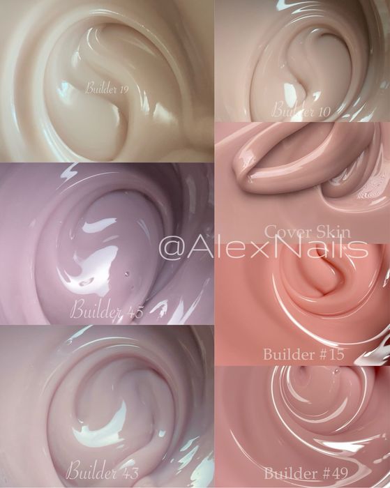 Гелі для нарощення нігтів. Розлив