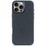 Etui Decoded Leather Backcover MagSafe na iPhone 16 Pro Max - granatow
