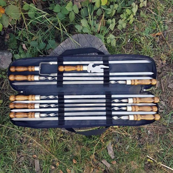 Набір шампурів преміум якості, ручна робота