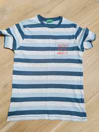 T-shirt koszulka Benetton krótki rękaw chłopiec 10-11 lat 150 cm