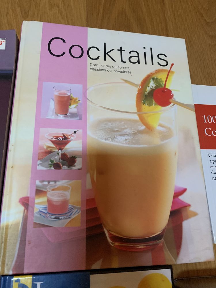 Livros receitas - Jamie Oliver, Cocktails e Pastelaria