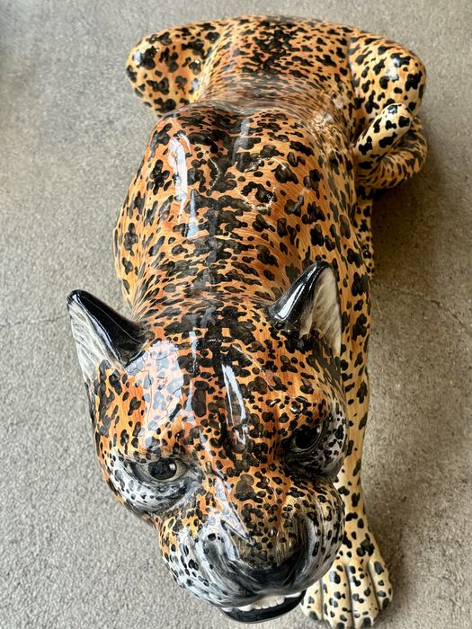 Rzeźba Figura Ogromny Gepard Włochy lata 1960