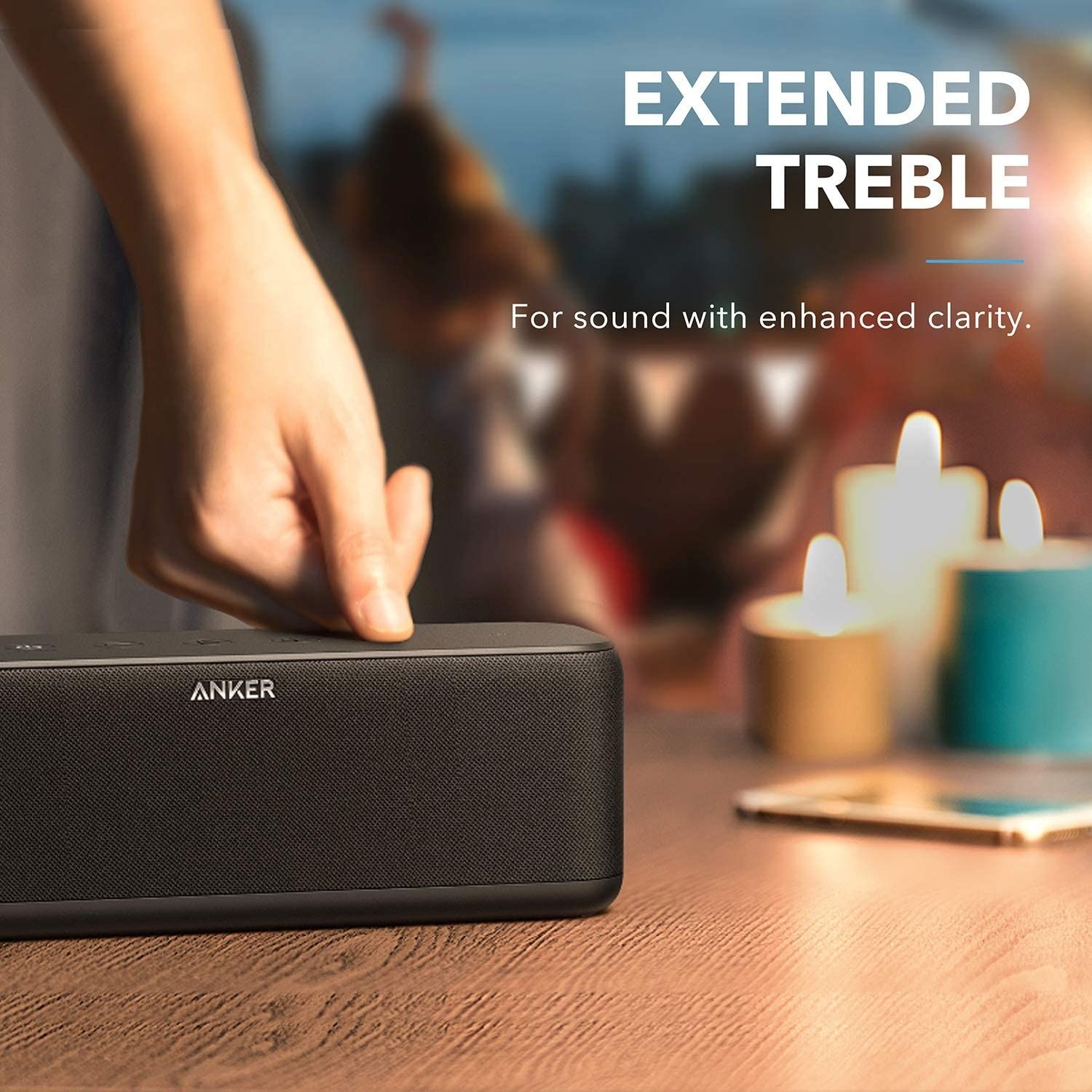 Coluna portátil Anker Soundcore Boost prova de água SELADO