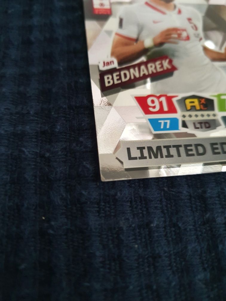 Karta piłkarska Limited Edition Bednarek