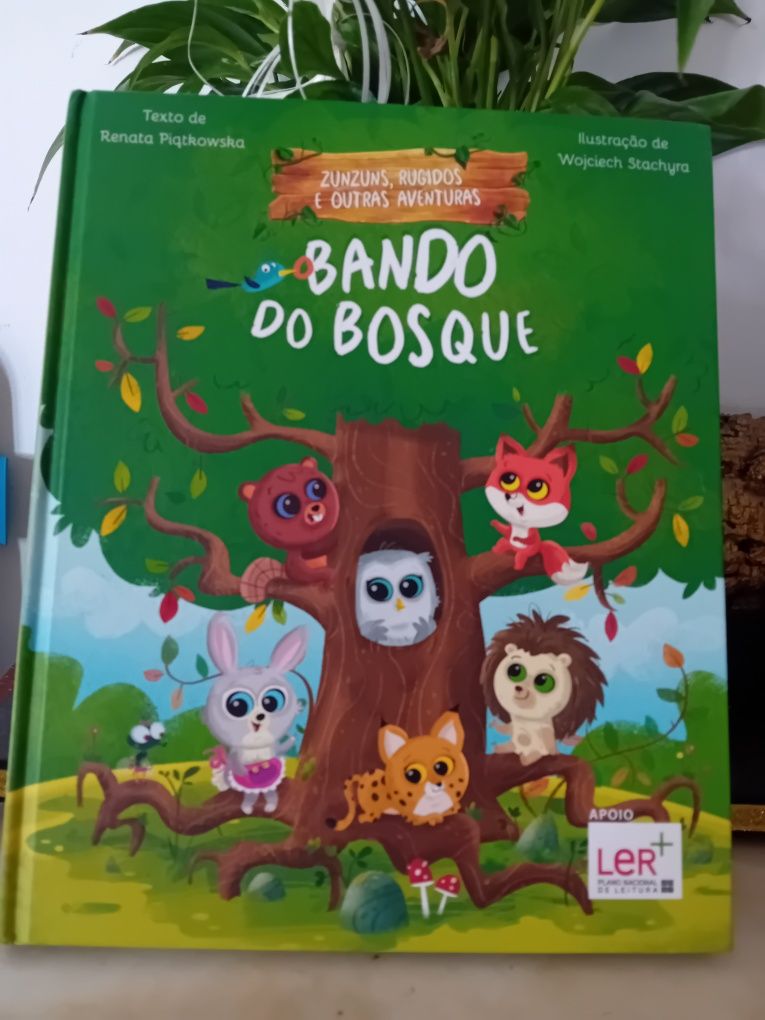 Livro Novo Criança "Bando do Bosque"