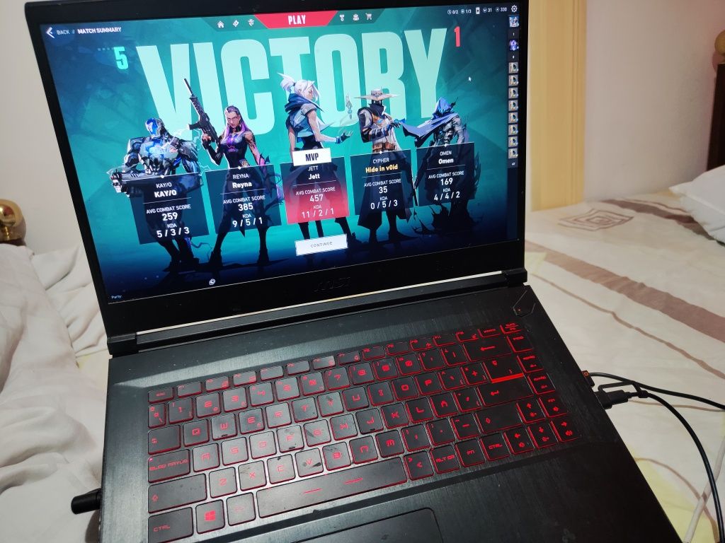 Laptop MSI Thin 9SEXR - para jogos e trabalho