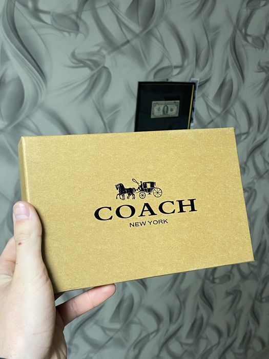 Комплект Coach [Ремень + кошелёк]