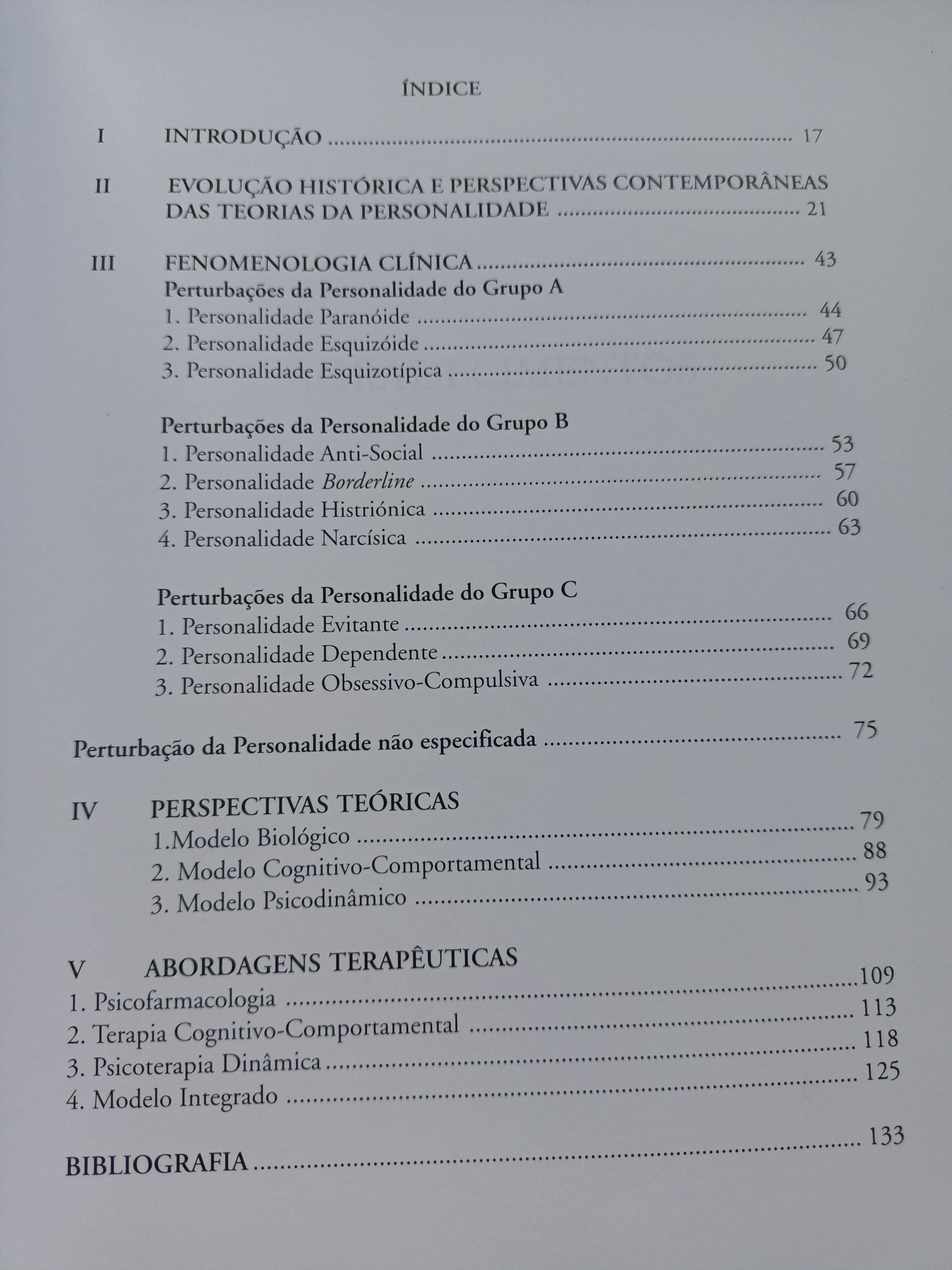 "Perturbações da Personalidade" por Gonçalves, Rodrigues e Brazette