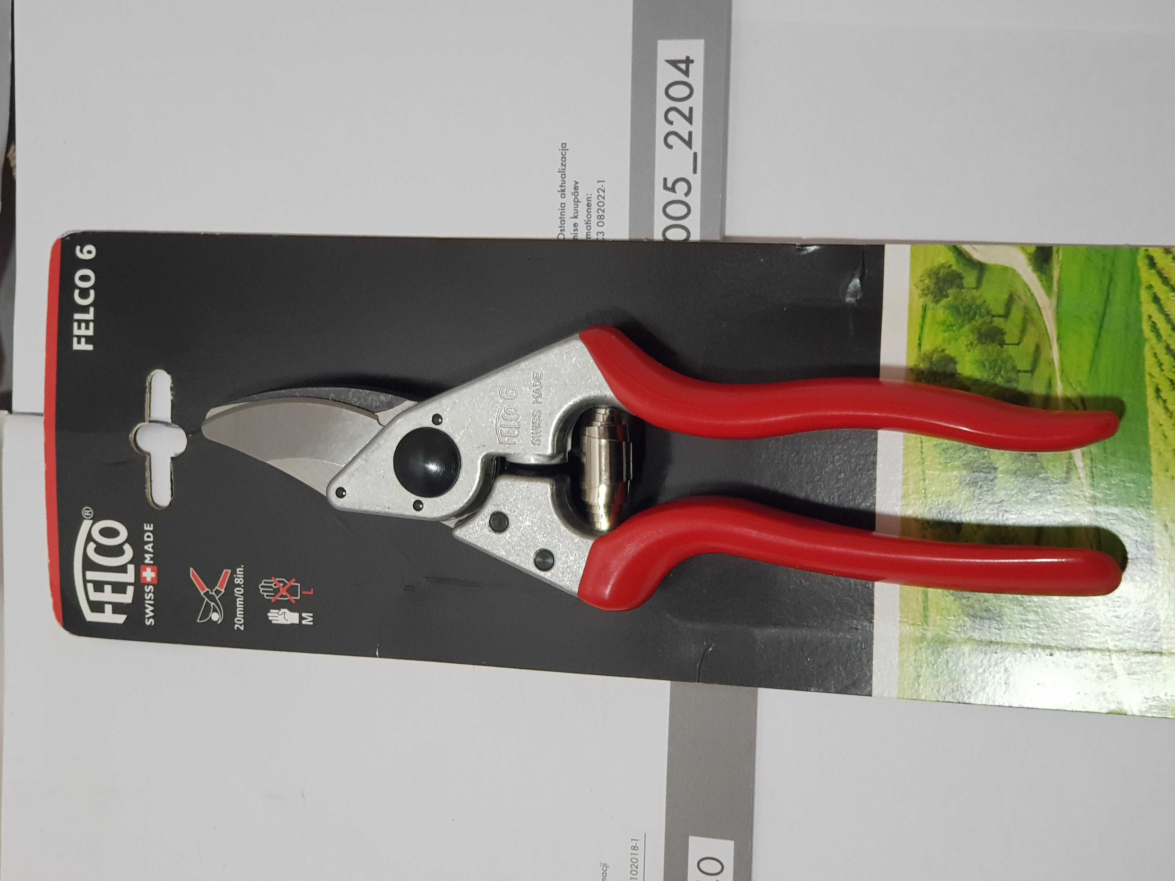 FELCO 6 sekator szwajcarski Stal hartowana dług. 19,5cm