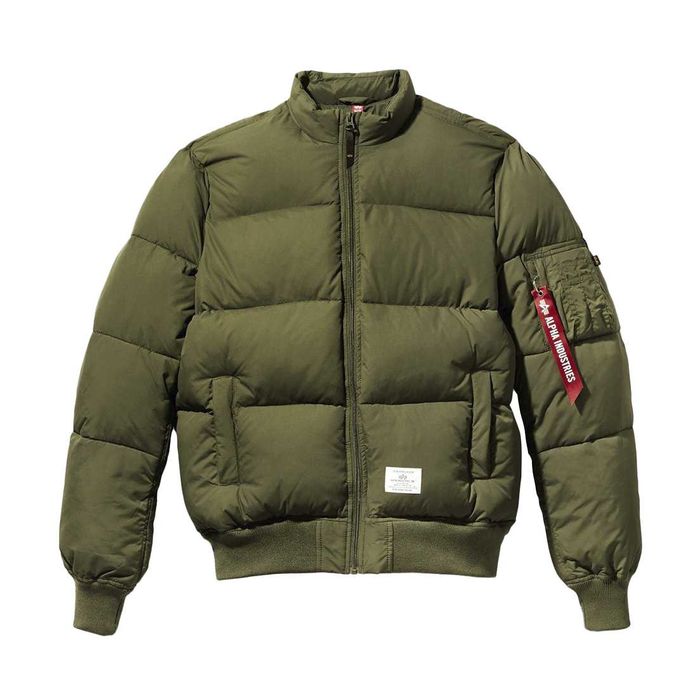Зимова куртка   бомбер дутик Alpha Industries MA-1 Quilted