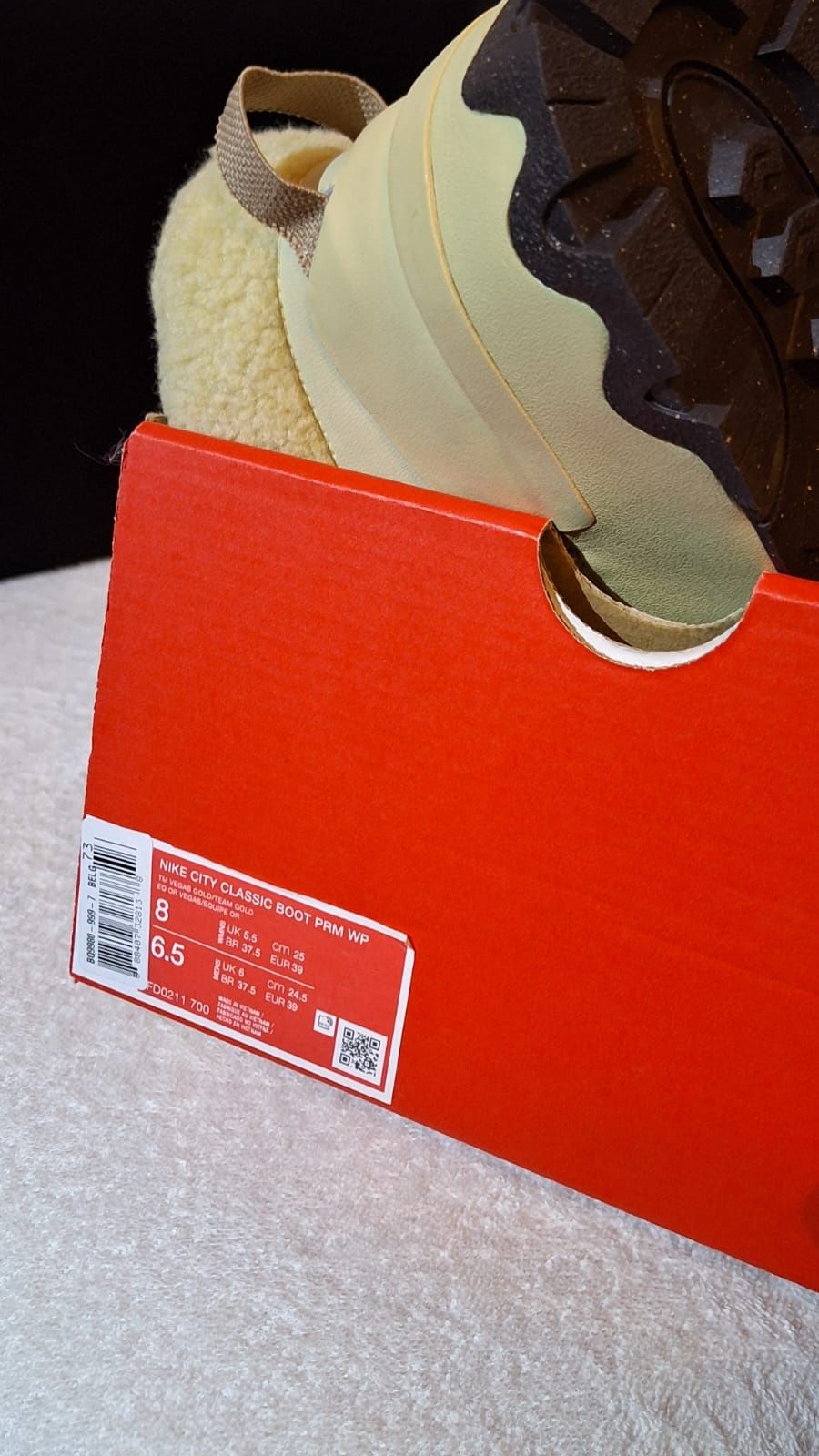 Ботинки Nike City Classic Boot PRM WP US8 EU39 25CM FD0211 700
