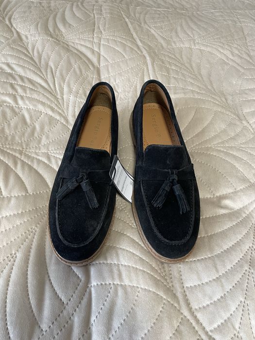 Nowe mokasyny z skóry zamszowej 38