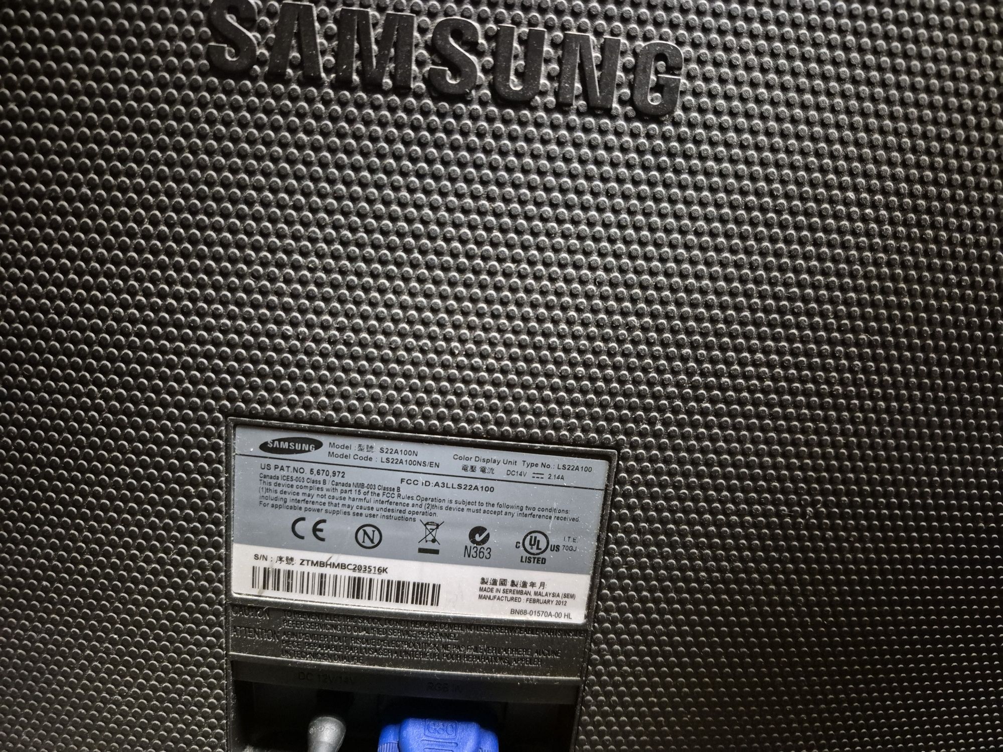 Monitor Samsung 22"