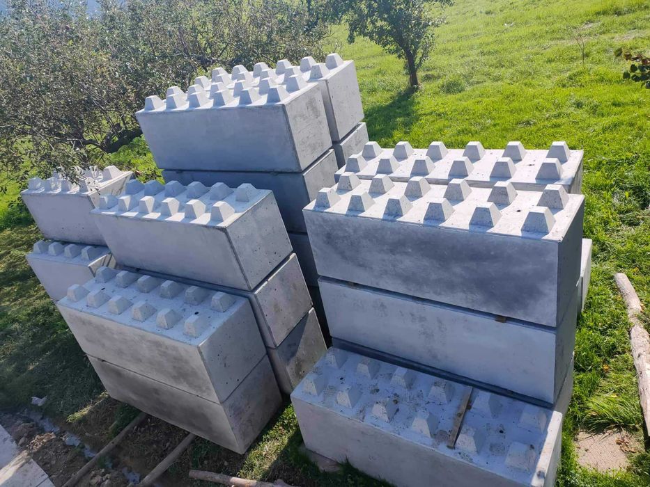 Klocki Betonowe 180x60x60, 120x60x60, 60x60x60