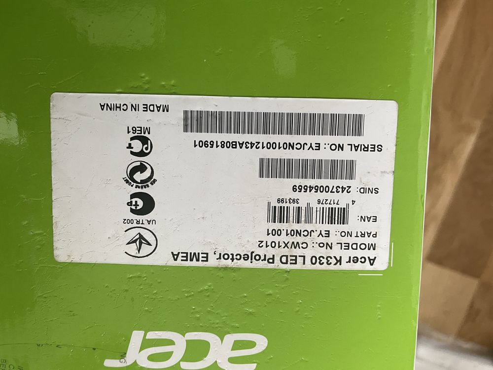 Acer K330 projektor jak nowy!