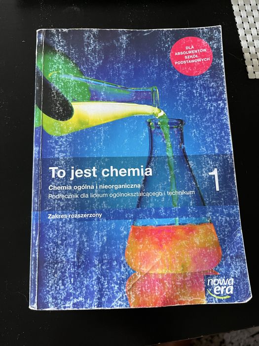 To jest chemia 1 zakres rozszerzony podręcznik nowa era