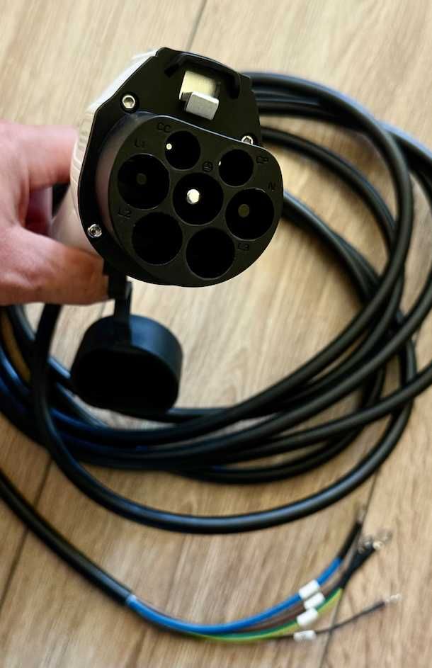 Kabel do ładowania samochodu elektrycznego 5 metrów - nowy