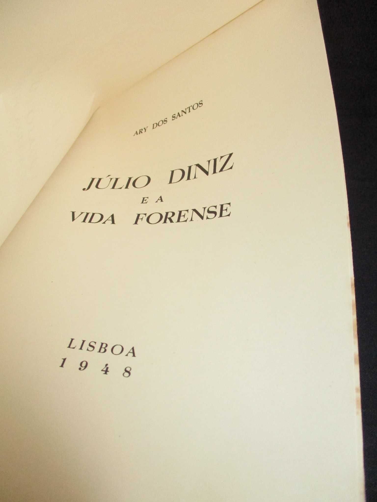 Livro Júlio Diniz e a Vida Forense Ary dos Santos