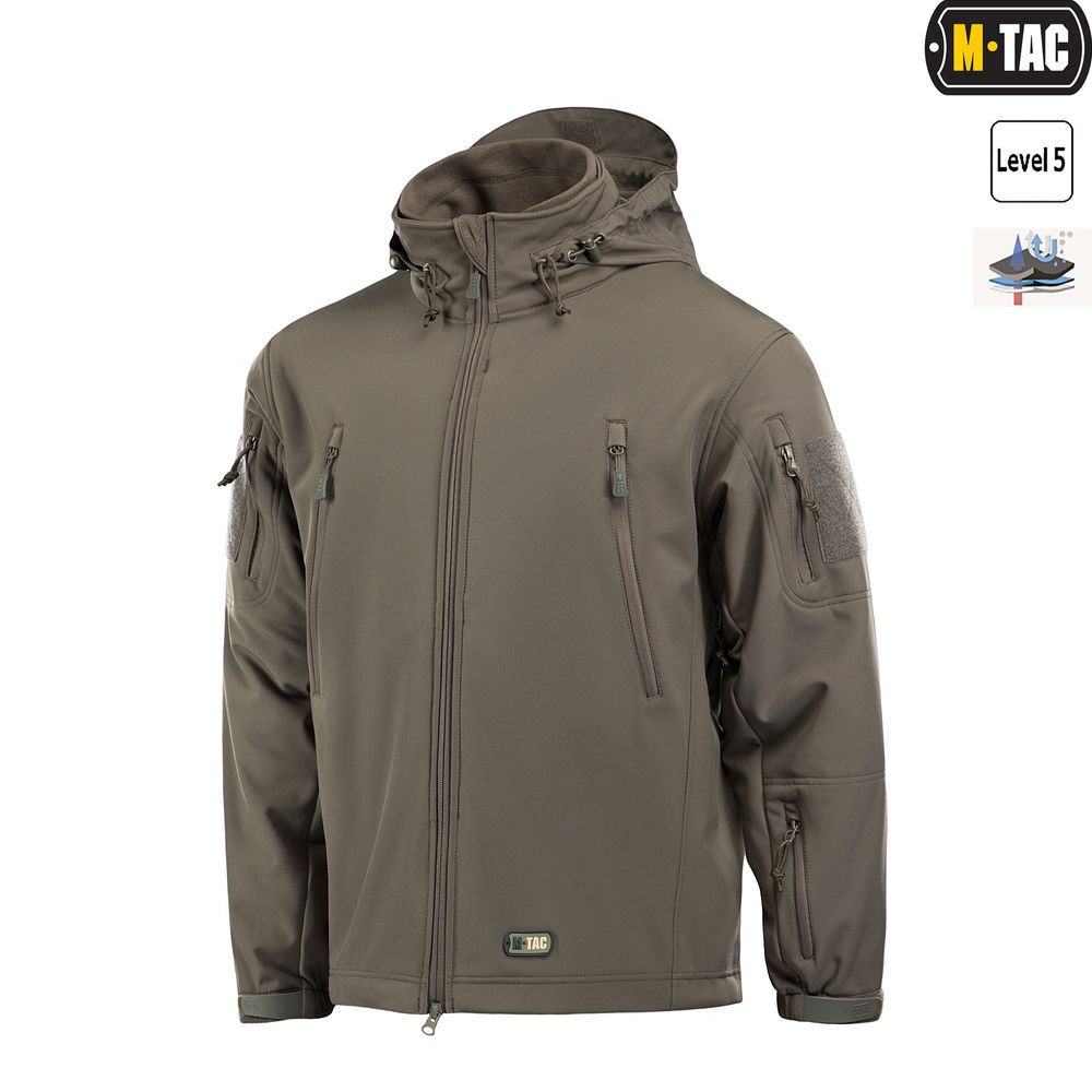 M-Tac куртка Soft Shell з флісовою  підстібкою Olive (Багато розмірів)
