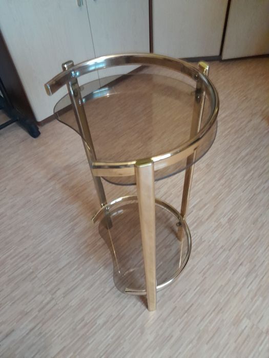 Stolik półka szkło