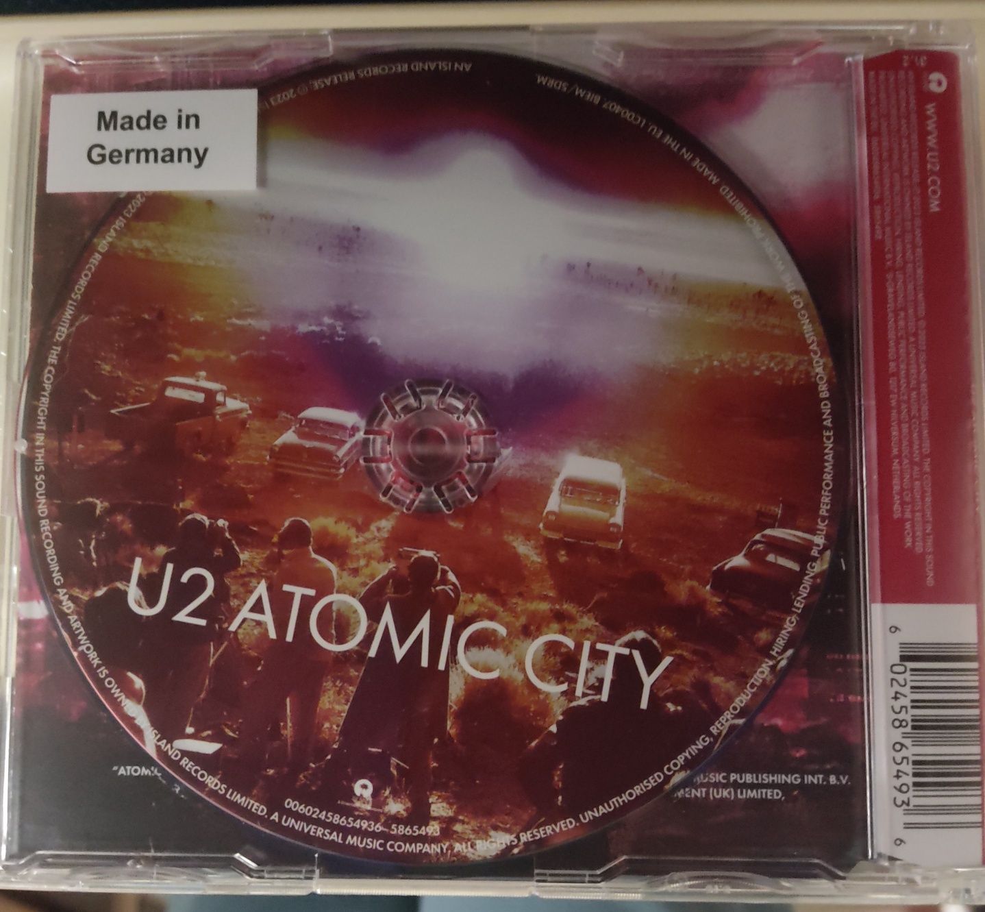 U2 CD single "Atomic City"