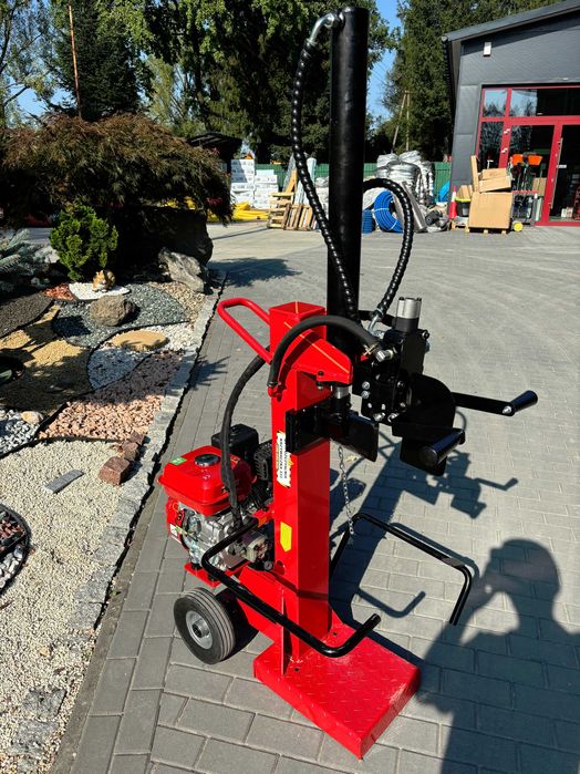 Łuparka spalinowa 13 ton dmuchawa wiertnice nożyce wysięgnik