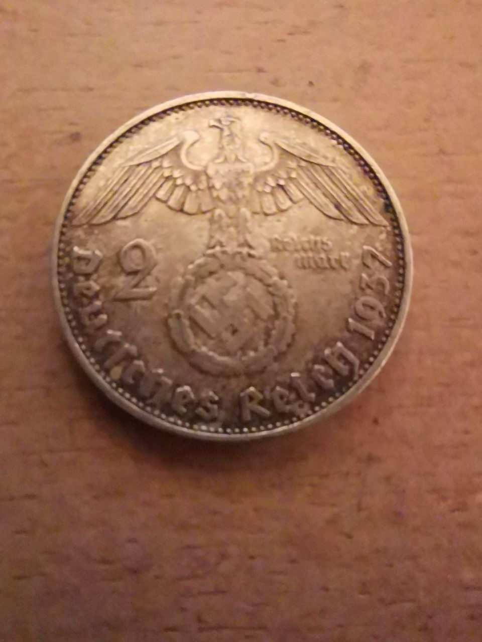 2 Deutsches Reichmark 1937 rok (2 Reich marki)