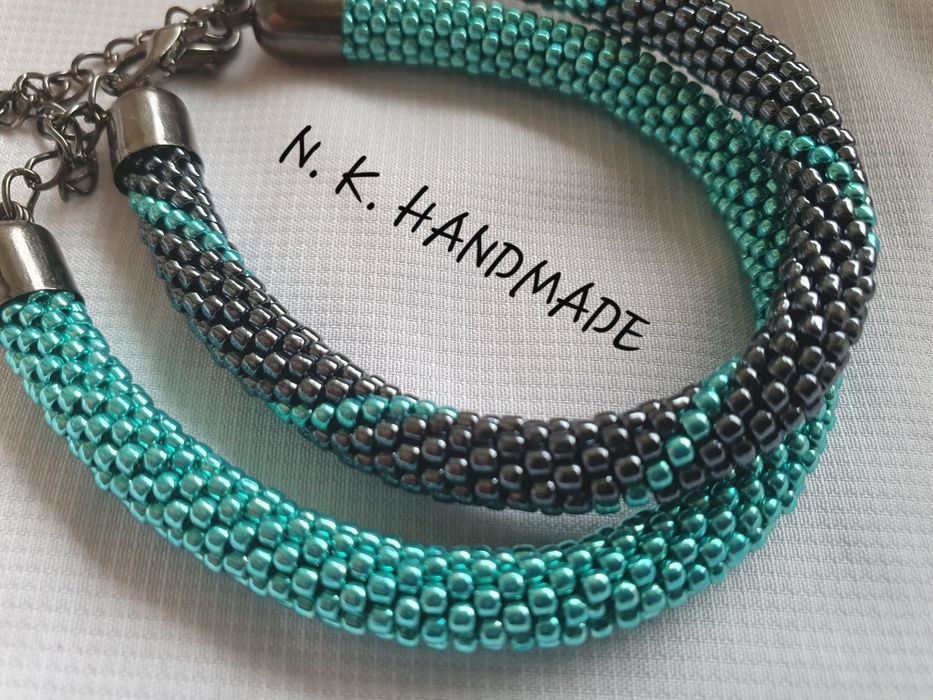 2 Bransoletka z koralików Rękodzieło