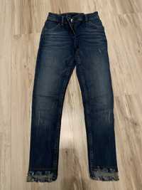 F&F jeansy rurki poszarpane rozmiar 10-11 lat