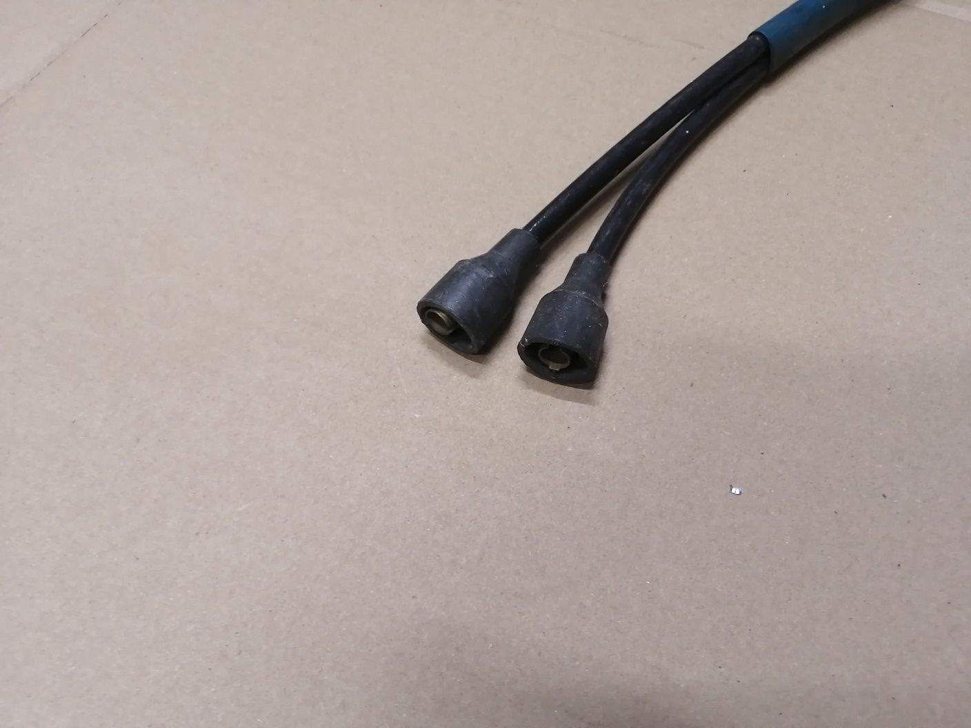 Fiat 126p kable zapłonowe zielony igielit oryginalne FL
