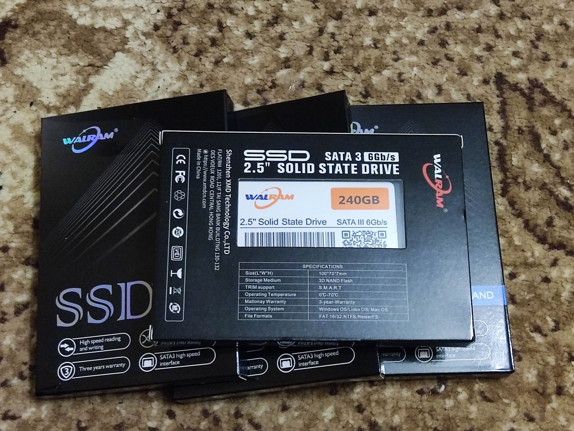 Нові SSD диски на 120gb, 240gb